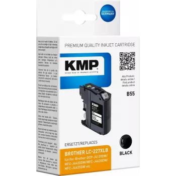 KMP B55 juoda suderinama rašalo kasetė Brother DCP-J4120DW, MFC-J4420DW, MFC-J4620DW, MFC-J4625DW, MFC-J5720DW spausdintuvams 1531.4001