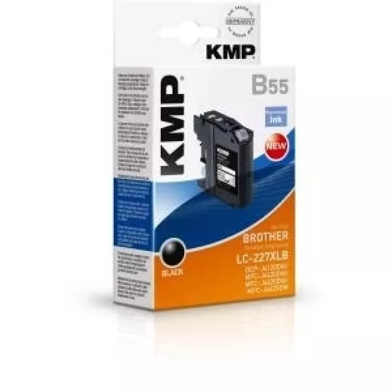 KMP B55 juoda suderinama rašalo kasetė Brother DCP-J4120DW, MFC-J4420DW, MFC-J4620DW, MFC-J4625DW, MFC-J5720DW spausdintuvams 1531.4001