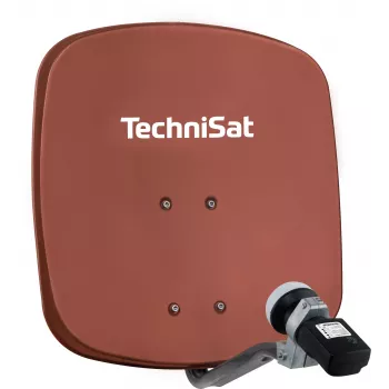 TechniSat 45 cm aliuminio offset palydovinė lėkštė su vienu LNB 1445/8195