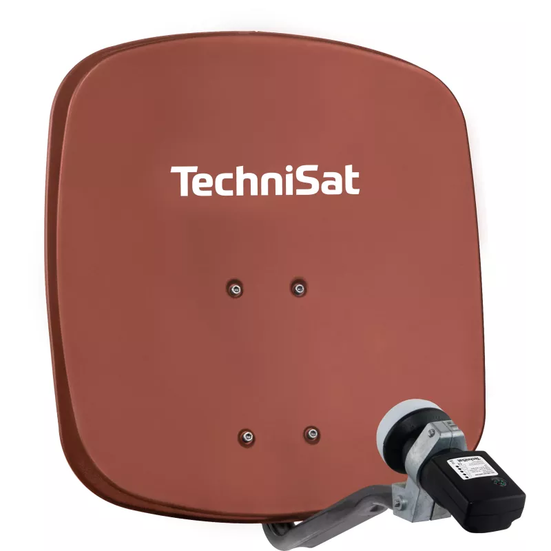 TechniSat 45 cm aliuminio offset palydovinė lėkštė su vienu LNB 1445/8195