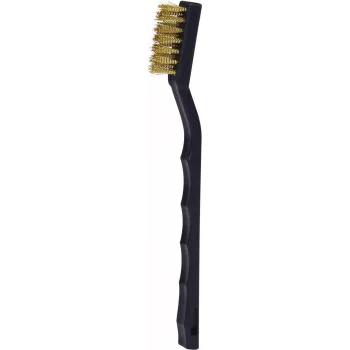 KS TOOLS žalvarinė vielinė žvakių valymo šepetėlis, 2 eilių, 170mm (201.2316)