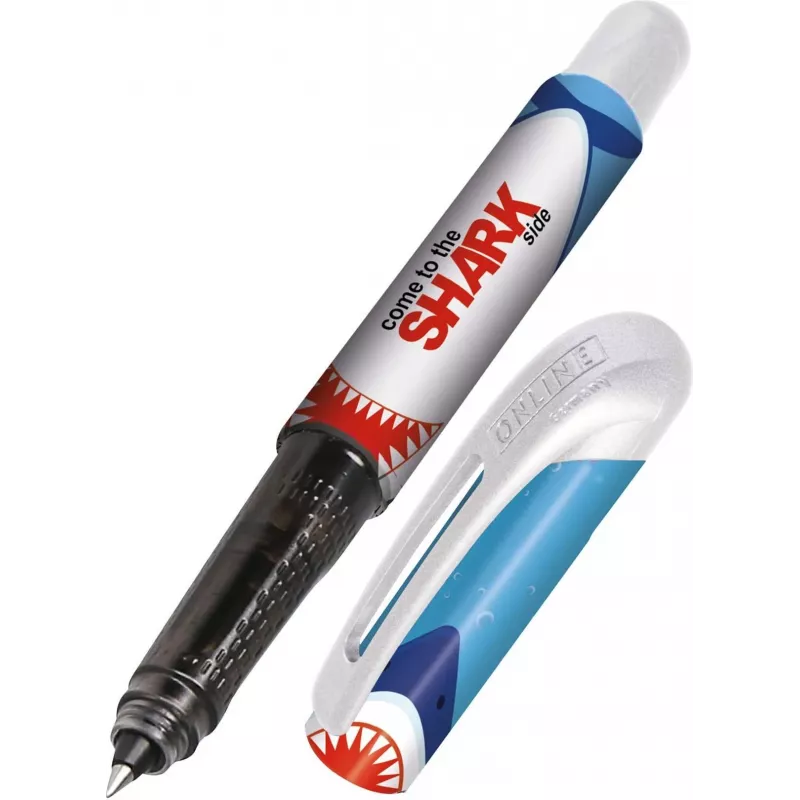 ONLINE Rollerball College Shark tušinukas-rutulinis rašiklis mėlynas 0,7 mm 12646/3D