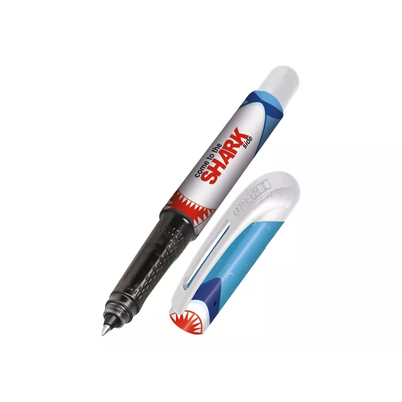 ONLINE Rollerball College Shark tušinukas-rutulinis rašiklis mėlynas 0,7 mm 12646/3D