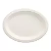 PAPSTAR pure ovali cukranendrių lėkštė 260 x 200 mm, 50 vnt., kompostuojama, tinkama mikrobangų krosnelei 89741