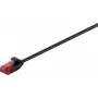 Goobay CAT 6 Slim tinklo kabelis, U/UTP, juodas, 0,5 m 93713