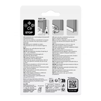 Tesa moll INSULATION sandarinimo juosta ruda 6 m x 9 mm x 4 mm (05422-00101-03)