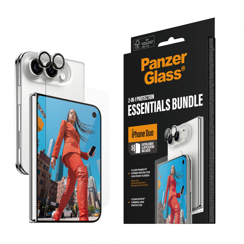 PanzerGlass 2-in-1 Essentials rinkinys, skirtas iPhone 15 Pro Max