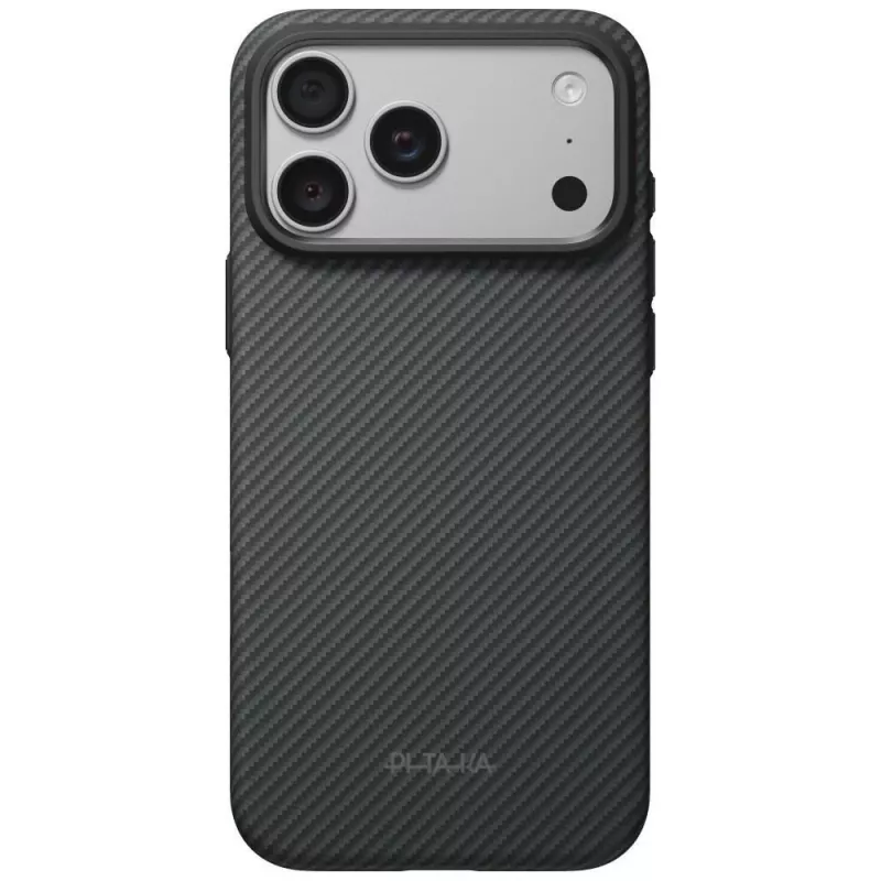 PITAKA Summa dėklas iPhone 18 Pro Max / 17 Pro Max, juodai pilkas