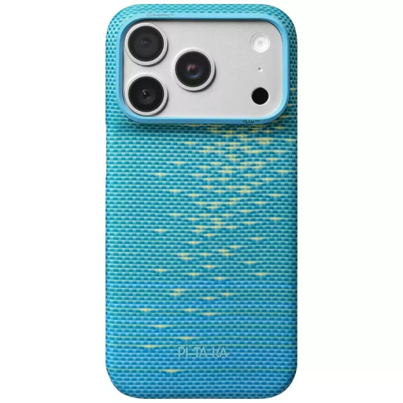 PITAKA Edge Case MagSafe, skirtas iPhone 18 Pro / 17 Pro - Lucid Blue