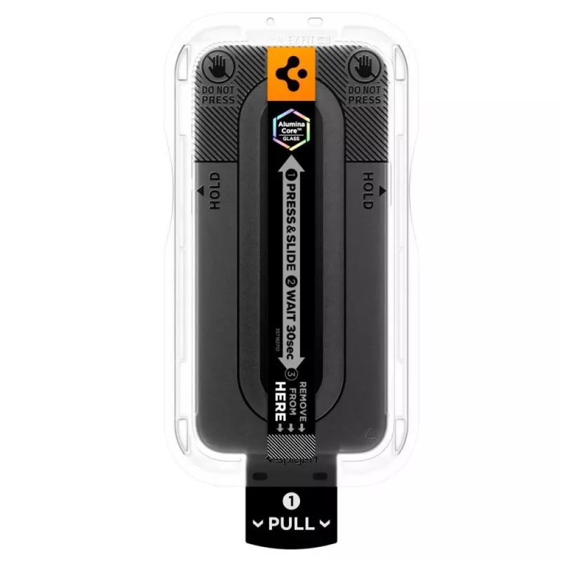 Spigen Glas.tR EZ Fit Pro HD Privacy grūdintas stiklas, skirta iPhone 18 Pro