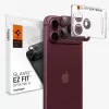 Spigen Optik Pro XL GLAS.TR EZ FIT fotoaparato objektyvo apsauga, skirta iPhone 18 Pro Max - Dark Cherry