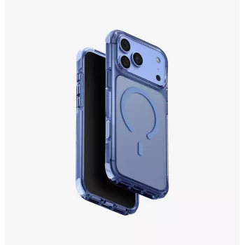 UNIQ Combat dėklas iPhone 18 Pro Max / 17 Pro Max su MagClick įkrovimu - mėlynas
