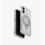 UNIQ Swivix dėklas iPhone 17 su 360° besisukančiu stovu, permatomas