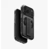 UNIQ Heldro Air dėklas iPhone 18 Pro / 17 Pro su MagClick įkrovimu, Tinted Smoke