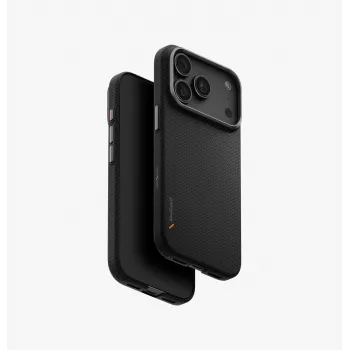 UNIQ Keva EDGE MagClick įkrovimo dėklas iPhone 18 Pro / 17 Pro - juodas