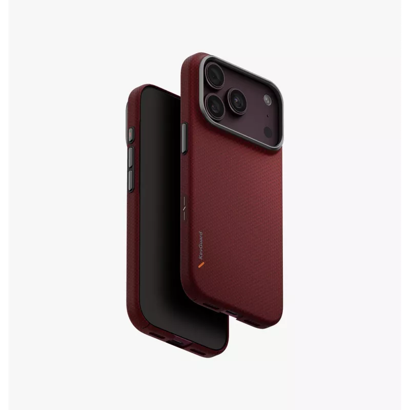 UNIQ Keva EDGE MagClick įkrovimo dėklas iPhone 18 Pro / 17 Pro - juodas