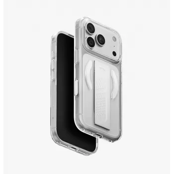 UNIQ Heldro Air Clear Magclick Charging dėklas iPhone 18 Pro / 17 Pro