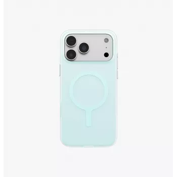 UNIQ Clario MagClick įkrovimo ekologiškas dėklas iPhone 18 Pro Max / 17 Pro Max - mėtų spalvos