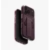 UNIQ Heldro Air MagClick įkrovimo dėklas iPhone 18 Pro / 17 Pro - Burgundy