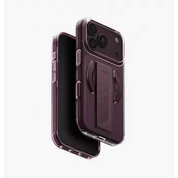 UNIQ Heldro Air MagClick įkrovimo dėklas iPhone 18 Pro / 17 Pro - Burgundy