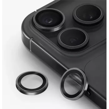 UNIQ Optix Prime apsauginis fotoaparato lęšių dangtelis iPhone 18 Pro / iPhone 18 Pro Max - Glacier Chrome su aplikatoriumi