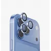 UNIQ Optix Aluguard (DX2) fotoaparato objektyvo apsauga iPhone 18 Pro / iPhone 18 Pro Max – mėlyna su aplikatoriumi