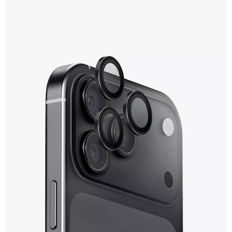 UNIQ Optix Aluguard (DX2) fotoaparato objektyvo apsauga iPhone 18 Pro / iPhone 18 Pro Max – mėlyna su aplikatoriumi