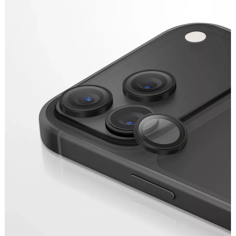 UNIQ Optix Aluguard (DX2) fotoaparato objektyvo apsauga iPhone 18 Pro / iPhone 18 Pro Max – mėlyna su aplikatoriumi