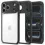 Spigen Ultra Hybrid iPhone 17 Pro / 18 Pro dėklas, matinis juodas
