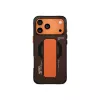 SKINARMA Haxa dėklas iPhone 17 Pro su magnetiniu įkrovimu ir grip stovu, grafito spalvos
