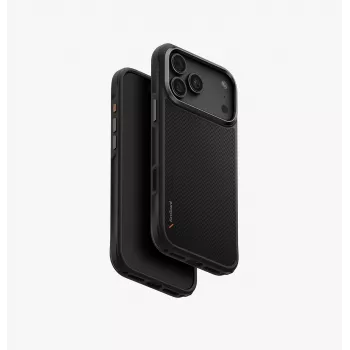UNIQ Keva Magclick įkrovimo dėklas iPhone 18 Pro Max / 17 Pro Max - juodas