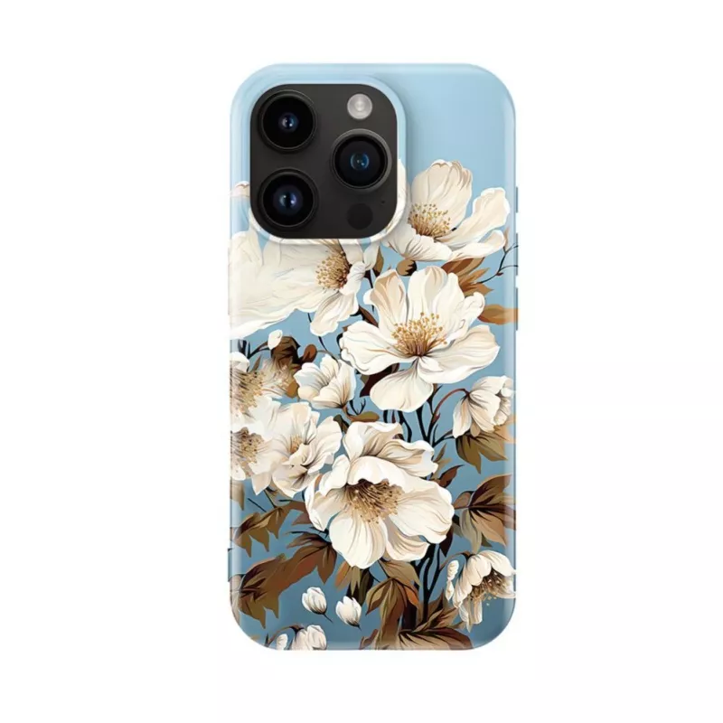 Evelatus iPhone 16 Pro Max plonas korpusas su MagSafe - Flower Blue