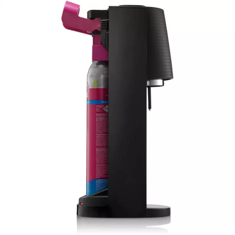 SodaStream Terra Megapack juodas gazuoto vandens aparatas su 3 buteliais ir Quick Connect CO2 balionu