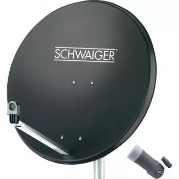SCHWAIGER SAT sistema 80 cm 1 vartotojui su Single-LNB, antracito spalvos