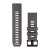 Garmin QuickFit 26 laikrodžio apyrankė, Pebble Grey/Silver Grey silikoninė [010-14510-00]