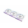 Zalman ZM-DF120R A3 White 120mm atbulinio oro srauto Daisy Chain ARGB ventiliatoriai, 3 vnt.