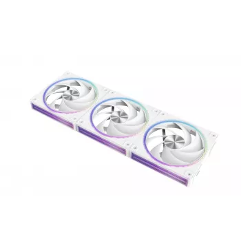 Zalman ZM-DF120R A3 White 120mm atbulinio oro srauto Daisy Chain ARGB ventiliatoriai, 3 vnt.