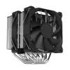 Zalman CNPS12X BP Black CPU aušintuvas - 120 mm PWM ventiliatorius, mėlynas LED apšvietimas, 6 šilumos vamzdeliai, Intel/AMD