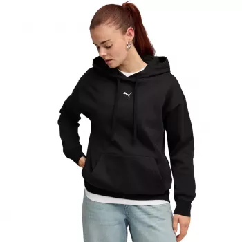 Puma ESS Centered Cat Logo Relaxed Hoodie moteriškas juodas M dydis