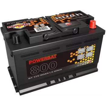 POWERBAT L4 12V 80Ah AGM start-stop akumuliatorius