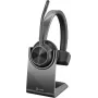 HP Poly Voyager 4300 UC Series 4310 belaidės ant ausų ausinės su USB-C adapteriu ir stovu, Zoom Certified 218474-01