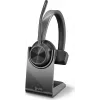 HP Poly Voyager 4300 UC Series 4310 belaidės ant ausų ausinės su USB-C adapteriu ir stovu, Zoom Certified 218474-01