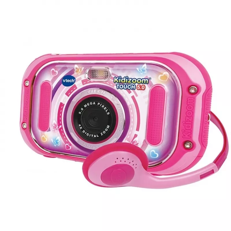 VTech Kidizoom Touch 5.0 rožinis vaikiškas skaitmeninis fotoaparatas