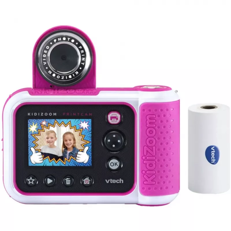 VTech Kidizoom Print Cam Pink - skaitmeninis fotoaparatas su termospausdintuvu