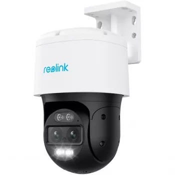 Reolink TrackMix Series P760 4K dviejų objektyvų PoE IP kamera su automatiniu priartinimo sekimu, spalviniu naktiniu matymu, lauko/vidaus