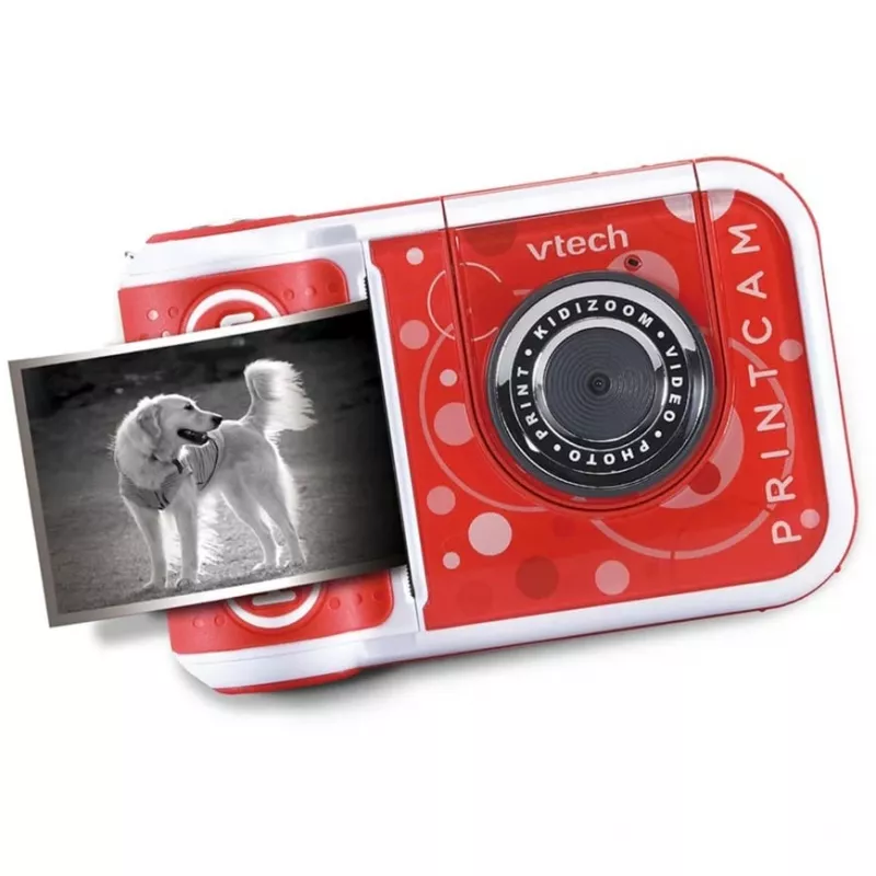 VTech KidiZoom Print Cam skaitmeninis fotoaparatas raudonas/baltas