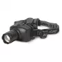 ENTAC EHL-ZOOM-1W-PL Zoom 1W LED priekinis žibintuvėlis, juodas