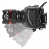 ENTAC EHL-ZOOM-1W-PL Zoom 1W LED priekinis žibintuvėlis, juodas