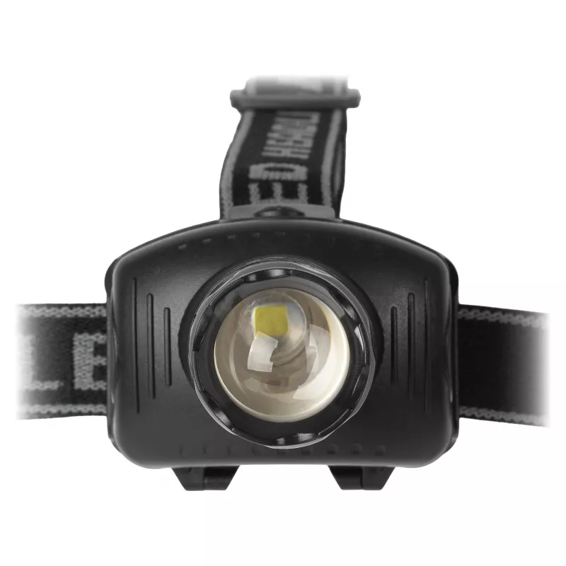 ENTAC EHL-ZOOM-1W-PL Zoom 1W LED priekinis žibintuvėlis, juodas