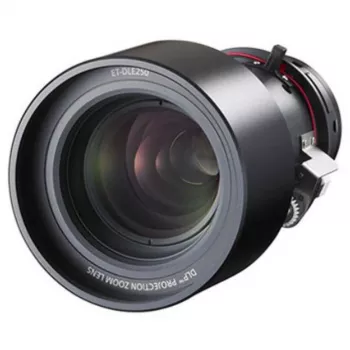 Panasonic ET-DLE250 priartinimo objektyvas 33,9-53,2 mm f/1,8-2,4, skirtas PT-D5000, DW6300, RCQ10, RCQ80, RZ120, RZ690, RZ770